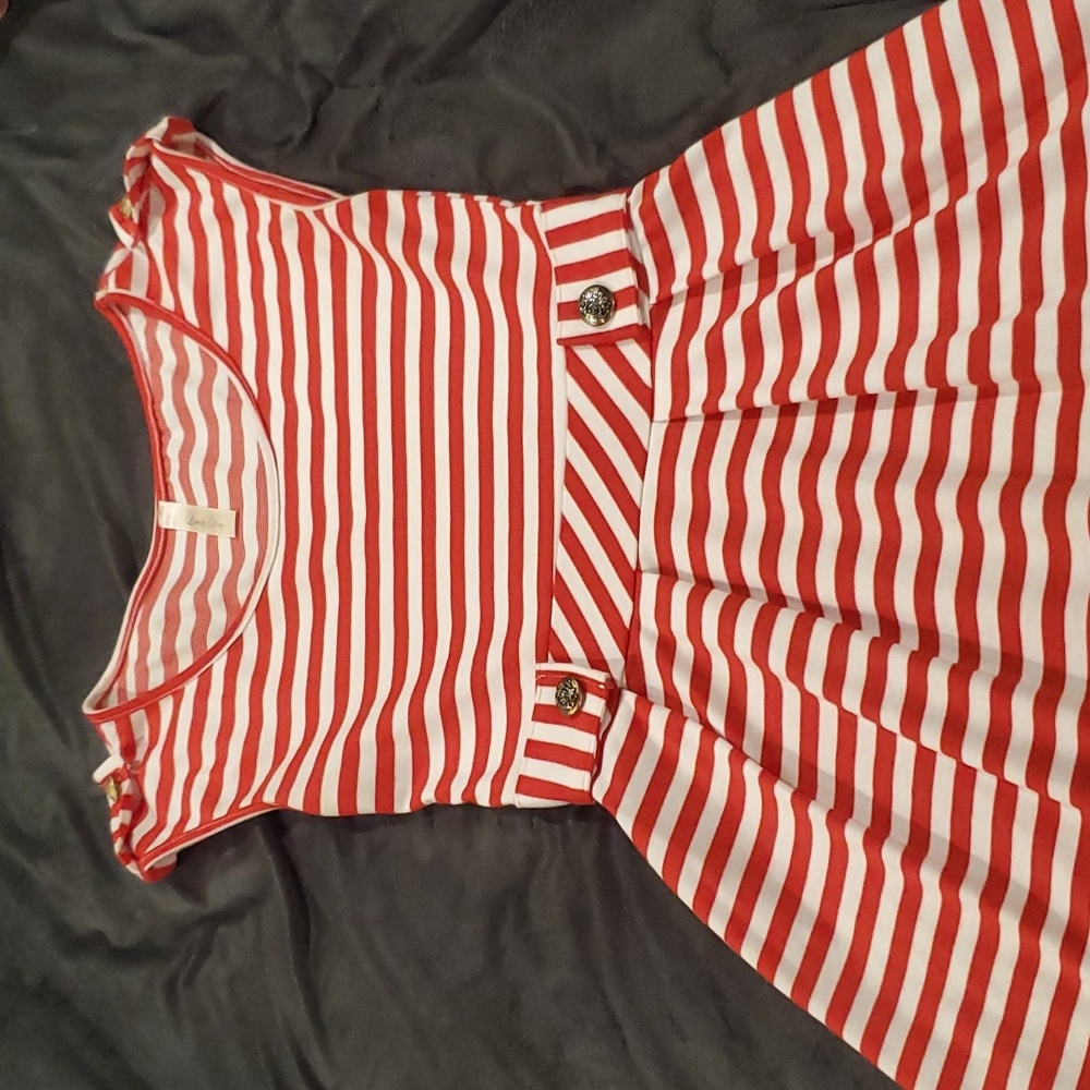 Vintage modcloth nautical stripe dress small/medium